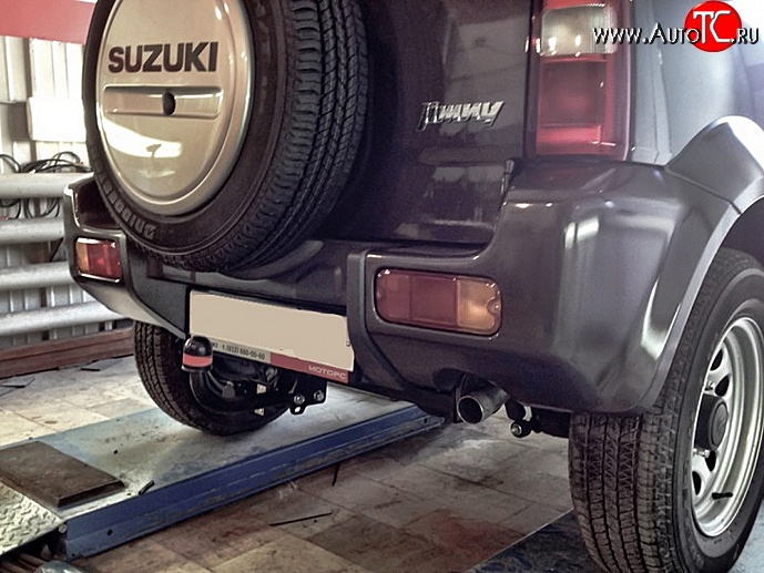 11 699 р. Фаркоп NovLine Suzuki Jimny JB23/JB43 дорестайлинг (1998-2001)  с доставкой в г. Вологда