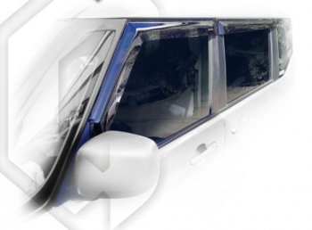 2 199 р. Дефлектора окон CA-Plastiс Suzuki Solio (2015-2020) (серия Classic полупрозрачный)  с доставкой в г. Вологда. Увеличить фотографию 2