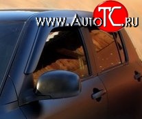 999 р. Комплект дефлекторов окон (ветровиков) 4 шт. (хетчбек) Russtal Suzuki Swift ZC72S дорестайлинг, хэтчбэк 5 дв. (2010-2013)  с доставкой в г. Вологда
