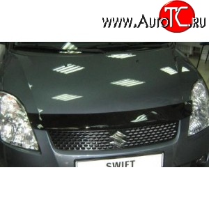 2 699 р. Дефлектор капота NovLine Suzuki Swift ZC дорестайлинг, хэтчбэк 5 дв. (2003-2008)  с доставкой в г. Вологда