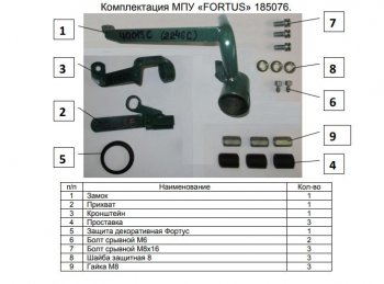 11 749 р. Замок КПП FORTUS АТ Suzuki Vitara LY дорестайлинг (2015-2019)  с доставкой в г. Вологда. Увеличить фотографию 3