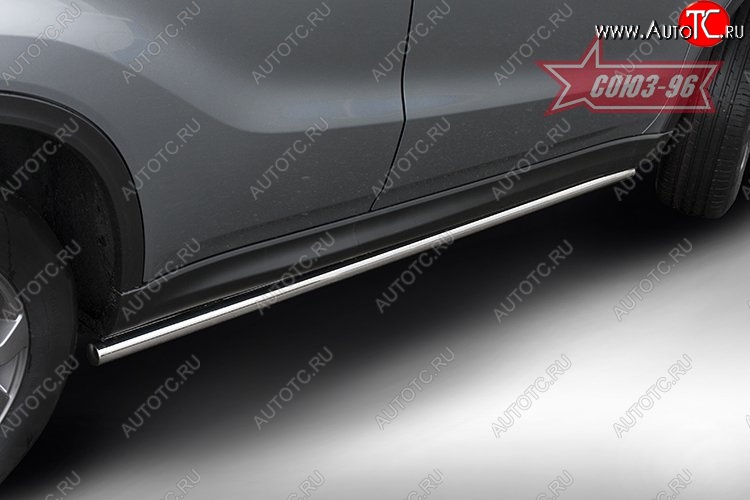 12 149 р. Защита порогов Souz-96 (d42) Suzuki Vitara LY дорестайлинг (2015-2019)  с доставкой в г. Вологда