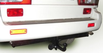 Фаркоп Лидер Плюс (съемный шар тип А, с нержавеющей пластиной) SSANGYONG Musso (1993-2005)