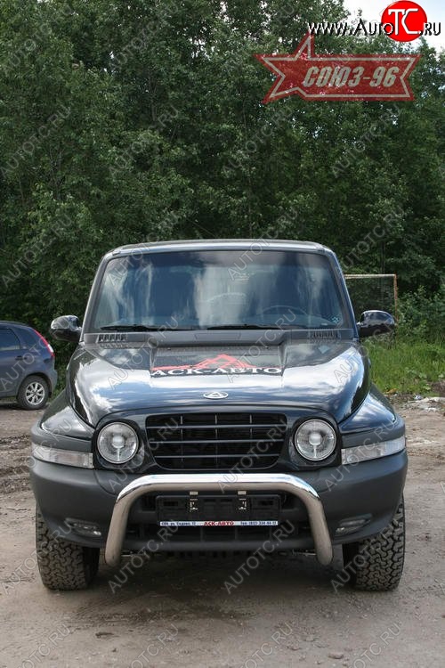 17 729 р. Защита переднего бампера Souz-96 (d76) ТАГАЗ Tager 3d (2008-2012)  с доставкой в г. Вологда