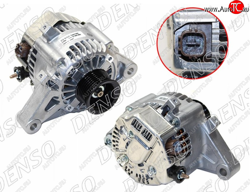 48 949 р. Генератор SAT (1GRFE, 12V 80A) Toyota Land Cruiser Prado J120 (2002-2009)  с доставкой в г. Вологда
