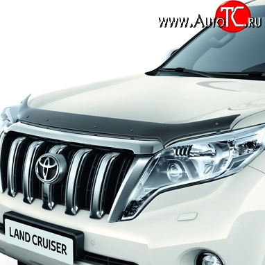 3 689 р. Дефлектор капота NovLine Toyota Land Cruiser Prado J150 1-ый рестайлинг (2013-2017) с доставкой в г. Вологда Увеличить фотографию 1 3 689 р. Дефлектор капота NovLine Toyota Land Cruiser Prado J150 1-ый рестайлинг (2013-2017) с доставкой в г. Вологда