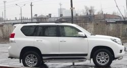4 699 р. Молдинги RA Toyota Land Cruiser Prado J150 1-ый рестайлинг (2013-2017) (Поверхность глянец (под окраску), Неокрашенные)  с доставкой в г. Вологда. Увеличить фотографию 2