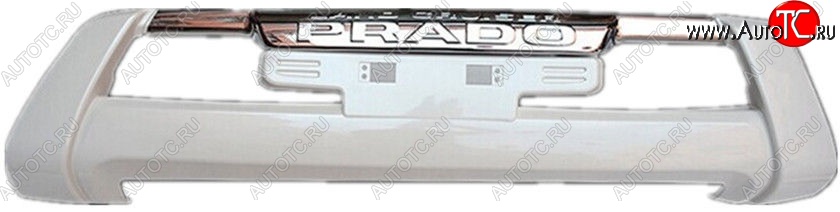7 849 р. Накладка на передний бампер SuvStyle Toyota Land Cruiser Prado J150 1-ый рестайлинг (2013-2017) (Неокрашенная)  с доставкой в г. Вологда