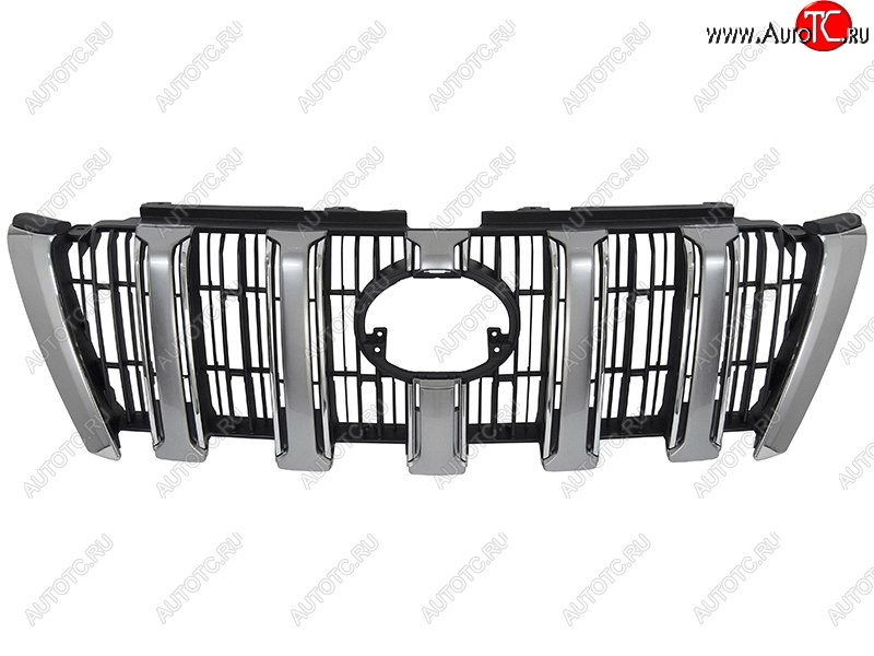 8 199 р. Решётка радиатора SAT (хром, серебро) Toyota Land Cruiser Prado J150 1-ый рестайлинг (2013-2017)  с доставкой в г. Вологда