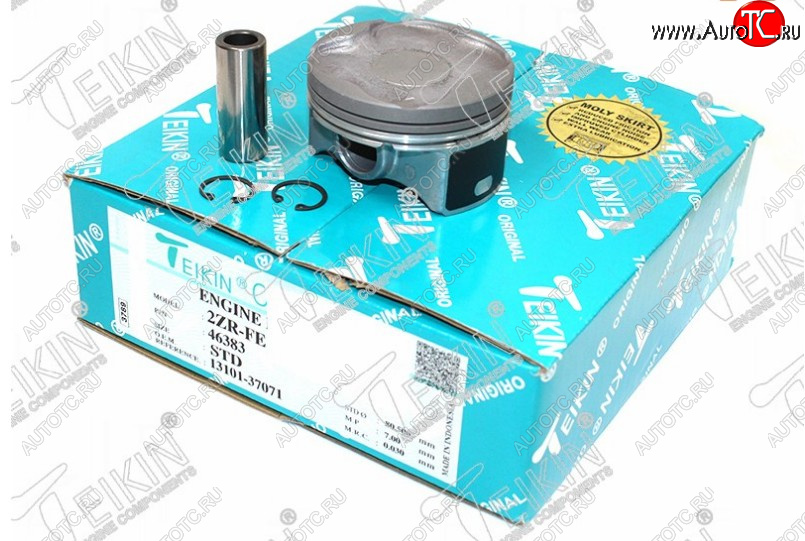 5 399 р. Комплект поршней с пальцами TEIKIN (2ZR-FE)  Toyota Allion  T260 - Wish  XE10  с доставкой в г. Вологда