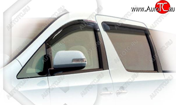 2 159 р. Дефлектора окон (ANH20W) CA-Plastic  Toyota Alphard  H20 (2008-2011) дорестайлинг (Classic полупрозрачный)  с доставкой в г. Вологда