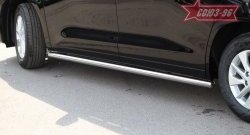 14 669 р. Защита порогов Souz-96 (d60) Toyota Alphard H20 дорестайлинг (2008-2011)  с доставкой в г. Вологда. Увеличить фотографию 2