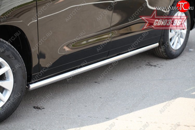 14 669 р. Защита порогов Souz-96 (d60) Toyota Alphard H20 дорестайлинг (2008-2011)  с доставкой в г. Вологда