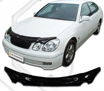 Дефлектор капота CA-Plastic Toyota Aristo S160 дорестайлинг (1997-2001)