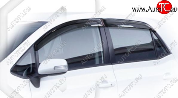 1 899 р. Дефлектора окон CA-Plastic Toyota Auris E150 хэтчбэк 5 дв. рестайлинг (2010-2012) (Classic полупрозрачный)  с доставкой в г. Вологда