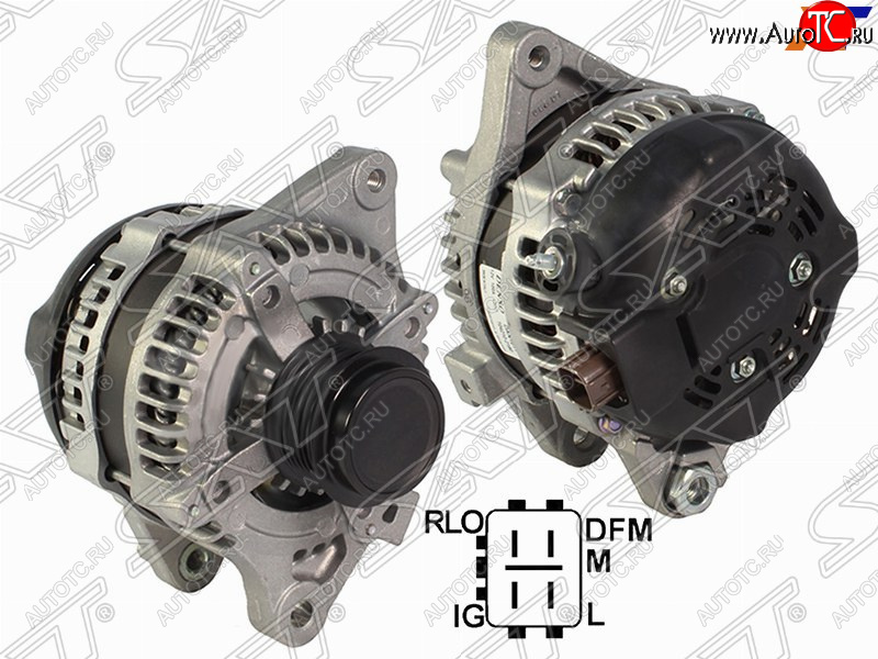 15 999 р. Генератор SAT (12V, 100A, 1,6 1ZRFAE/2,0 3ZRFAE) Toyota RAV4 XA30 5 дв. 1-ый рестайлинг (2008-2010)  с доставкой в г. Вологда