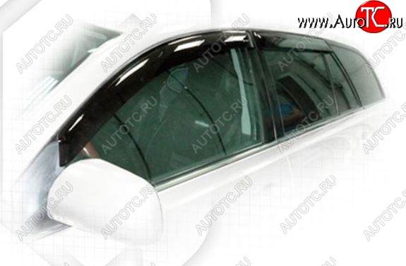 1 999 р. Дефлектора окон CA-Plastic  Toyota Avensis  T250 универсал (2003-2006) дорестайлинг (Classic полупрозрачный, Без хром.молдинга, Крепление только на скотч)  с доставкой в г. Вологда