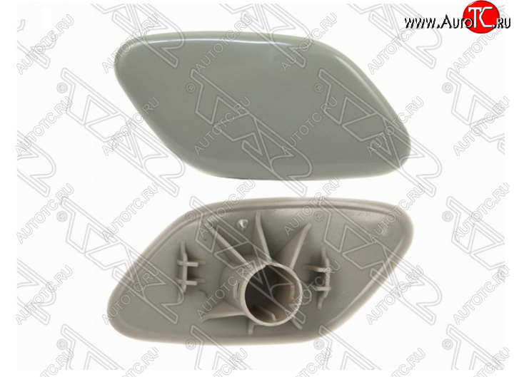 859 р. Крышка омывателя фары SAT (Правая) Toyota Avensis T250 универсал дорестайлинг (2003-2006) (Неокрашенная)  с доставкой в г. Вологда
