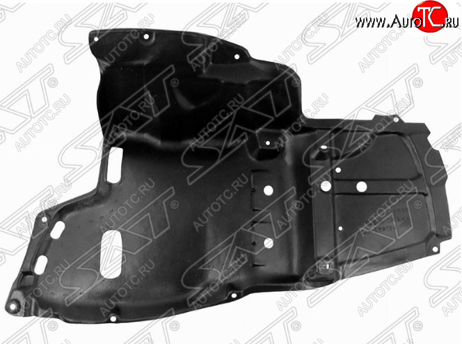 1 679 р. Левый защита двигателя (пыльник) SAT (пр-во Тайвань) Toyota Avensis T250 седан рестайлинг (2006-2008)  с доставкой в г. Вологда