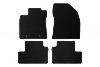 Текстильные коврики салона Klever Econom Toyota Avensis T270 седан дорестайлинг (2008-2011) (Черные)
