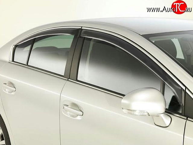 4 199 р. Дефлекторы окон (ветровики) Novline 4 шт Toyota Avensis T270 седан дорестайлинг (2008-2011)  с доставкой в г. Вологда