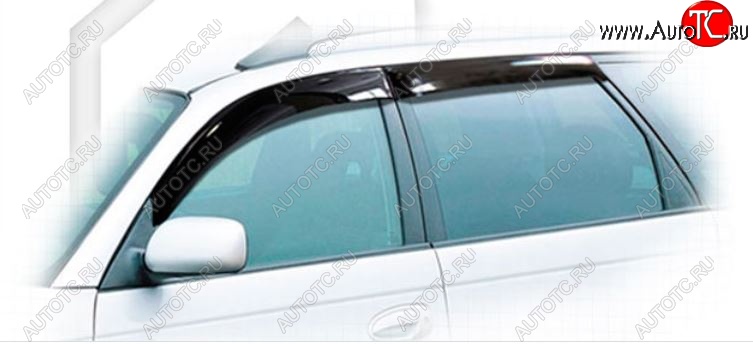 1 899 р. Дефлектора окон CA-Plastic  Toyota Caldina  T210 (1997-1999) дорестайлинг универсал (Classic полупрозрачный, Без хром.молдинга)  с доставкой в г. Вологда