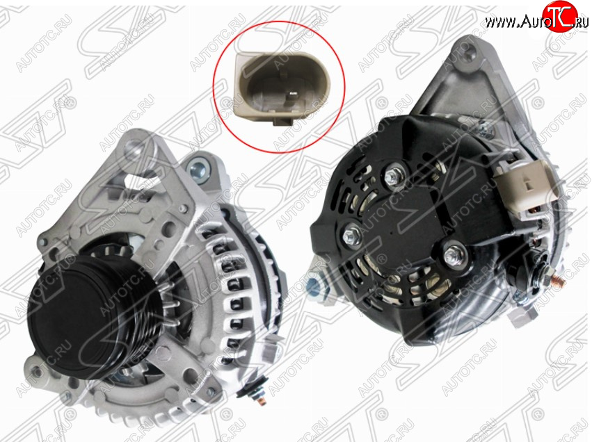 10 599 р. Генератор SAT (12В 150A, 2.5/2AR# (RUS))  Toyota Camry  XV70 (2017-2025) дорестайлинг, рестайлинг  с доставкой в г. Вологда