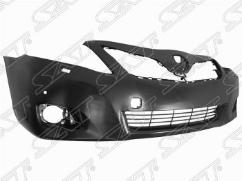 Передний бампер SAT (под омыватели) Toyota Camry  XV40 (2009-2011) рестайлинг