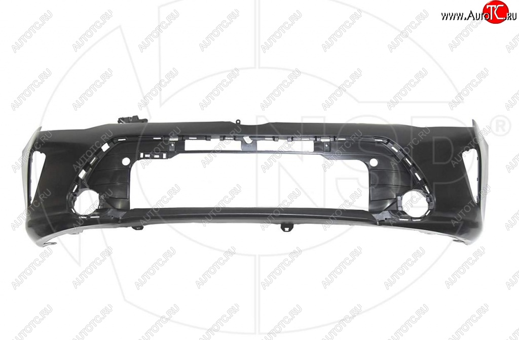 3 699 р. Передний бампер NSP Toyota Camry XV55 2-ой рестайлинг (2017-2018) (Неокрашенный)  с доставкой в г. Вологда