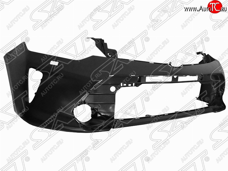 2 999 р. Передний бампер (под омыватели) SAT  Toyota Camry  XV55 (2017-2018) 2-ой рестайлинг (Неокрашенный)  с доставкой в г. Вологда