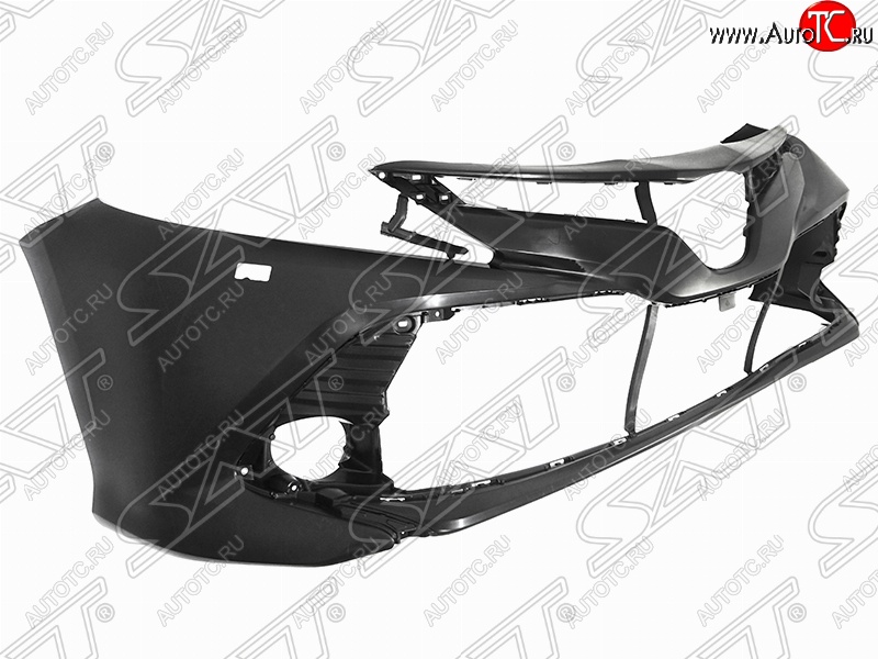 4 299 р. Передний бампер (под омыватели) SAT Toyota Camry XV70 дорестайлинг (2017-2021) (Неокрашенный)  с доставкой в г. Вологда