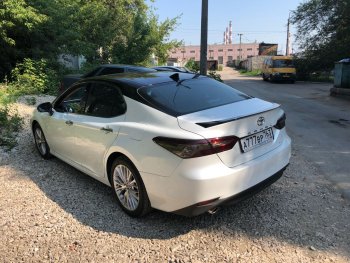 3 399 р. Лип спойлер АВТОКРАТ Toyota Camry XV70 дорестайлинг (2017-2021) (Неокрашенный)  с доставкой в г. Вологда. Увеличить фотографию 4