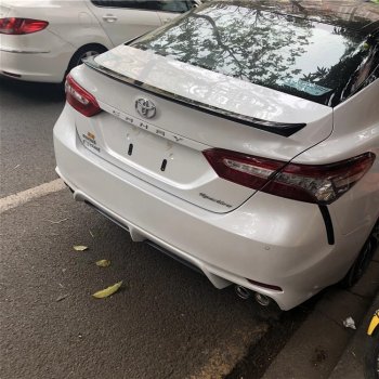 3 399 р. Лип спойлер АВТОКРАТ Toyota Camry XV70 дорестайлинг (2017-2021) (Неокрашенный)  с доставкой в г. Вологда. Увеличить фотографию 5