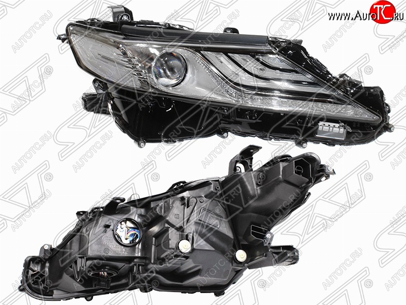 13 299 р. Правая фара SAT Toyota Camry XV70 дорестайлинг (2017-2021)  с доставкой в г. Вологда