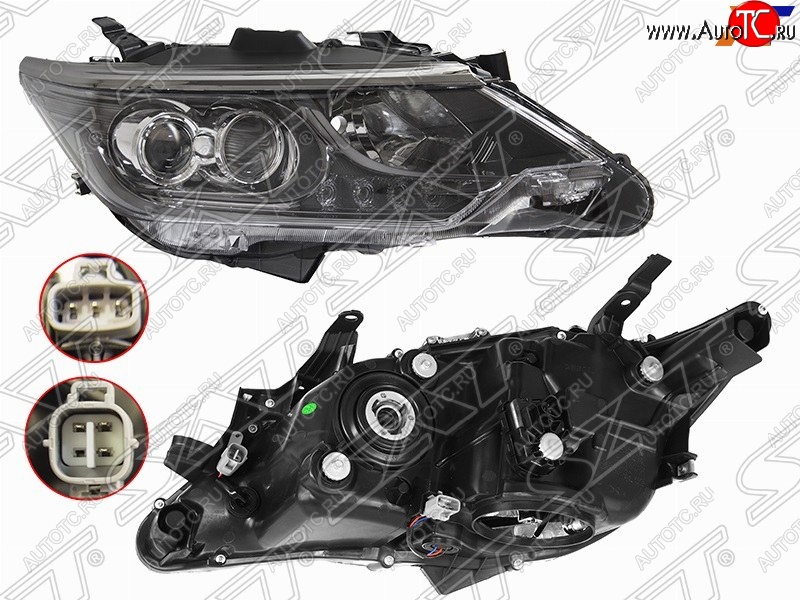 17 499 р. Правая фара SAT (LED) Toyota Camry XV55 2-ой рестайлинг (2017-2018)  с доставкой в г. Вологда