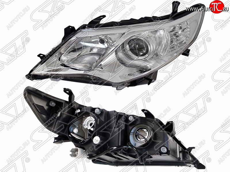 40 699 р. Левая фара (с электрокорректором) (USA TYPE) SAT Toyota Camry XV50 дорестайлинг (2011-2014)  с доставкой в г. Вологда