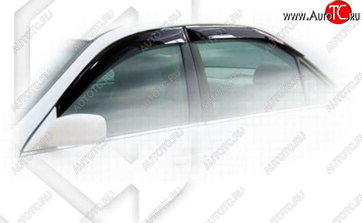 2 079 р. Дефлектора окон CA-Plastic  Toyota Camry  XV30 (2004-2006) рестайлинг (Classic полупрозрачный, Без хром.молдинга)  с доставкой в г. Вологда