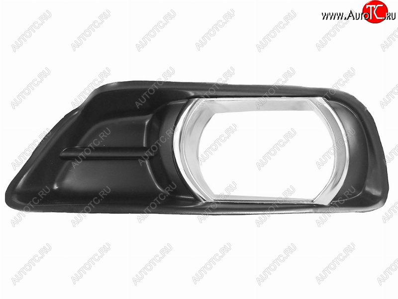 293 р. Левая вставка в бампер под ПТФ (хром. ободок) SAT Toyota Camry XV40 дорестайлинг (2006-2008)  с доставкой в г. Вологда