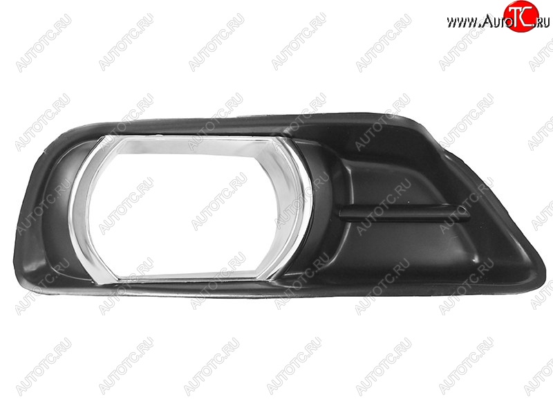 293 р. Правая вставка в бампер под ПТФ (хром. ободок) SAT Toyota Camry XV40 дорестайлинг (2006-2008)  с доставкой в г. Вологда