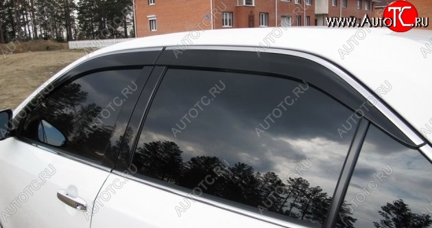 5 349 р. Комплект дефлекторов окон СТ Toyota Camry XV50 дорестайлинг (2011-2014)  с доставкой в г. Вологда