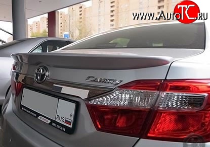 5 519 р. Лип спойлер Modellista Toyota Camry XV55 2-ой рестайлинг (2017-2018) (Неокрашенный)  с доставкой в г. Вологда
