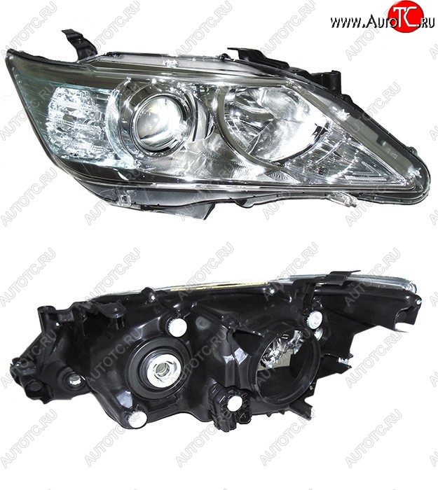 6 499 р. Правая фара SAT (под ксенон) Toyota Camry XV50 дорестайлинг (2011-2014)  с доставкой в г. Вологда