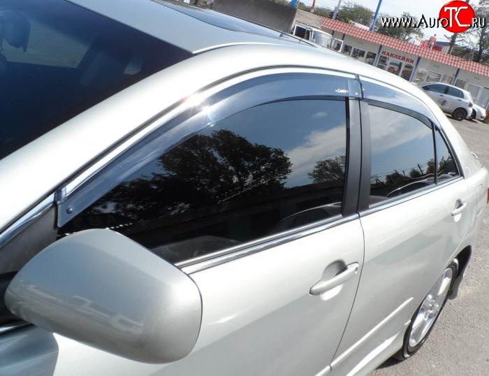 3 299 р. Дефлекторы окон (ветровики) Novline 4 шт Toyota Camry XV40 рестайлинг (2009-2011)  с доставкой в г. Вологда