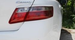 1 399 р. Реснички на фонари (рестайлинг) RA Toyota Camry XV40 рестайлинг (2009-2011) (Неокрашенные)  с доставкой в г. Вологда. Увеличить фотографию 3