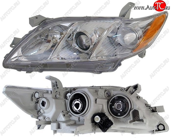 5 949 р. Левая фара SAT (желтый габарит, с электрокорректором) Toyota Camry XV40 (2006-2008) дорестайлинг с доставкой в г. Вологда Увеличить фотографию 1 5 949 р. Левая фара SAT (желтый габарит, с электрокорректором) Toyota Camry XV40 (2006-2008) дорестайлинг с доставкой в г. Вологда