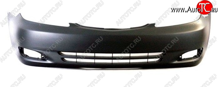 4 999 р. Передний бампер SAT (с отверстиями под ПТФ, пр-во Тайвань) Toyota Camry XV30 дорестайлинг (2001-2004) (Неокрашенный)  с доставкой в г. Вологда