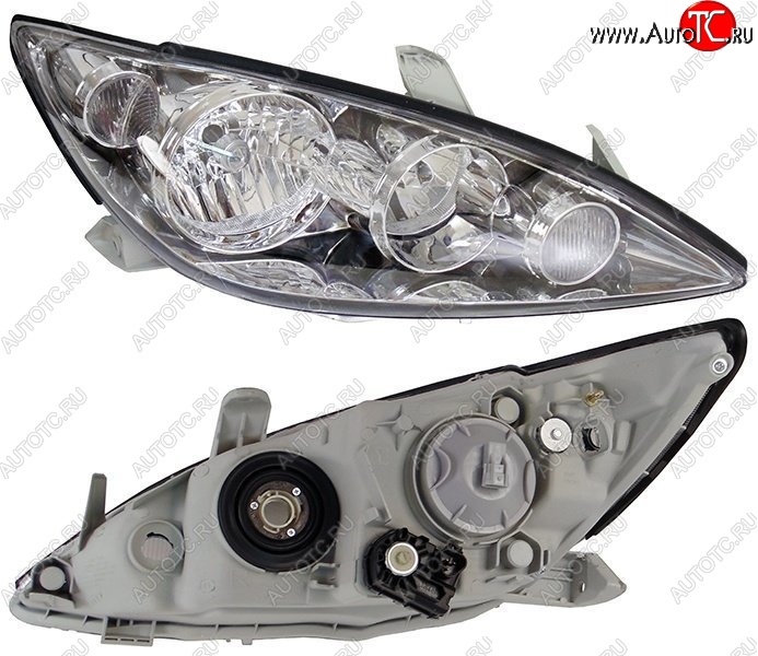 5 699 р. Правая фара SAT (длинное ухо) Toyota Camry XV30 рестайлинг (2004-2006) с доставкой в г. Вологда Увеличить фотографию 1 5 699 р. Правая фара SAT (длинное ухо) Toyota Camry XV30 рестайлинг (2004-2006) с доставкой в г. Вологда