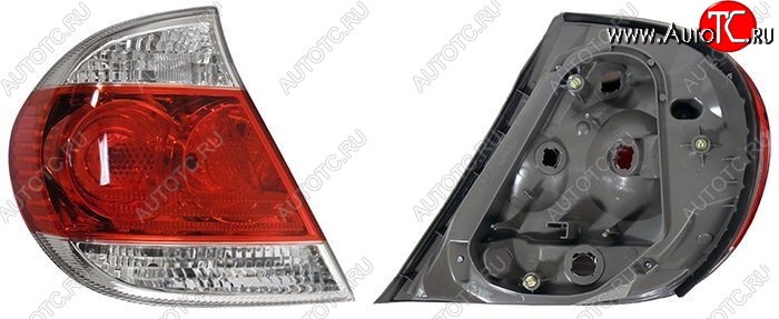 3 499 р. Левый фонарь SAT (4 лампочки)  Toyota Camry  XV30 (2004-2006) рестайлинг  с доставкой в г. Вологда