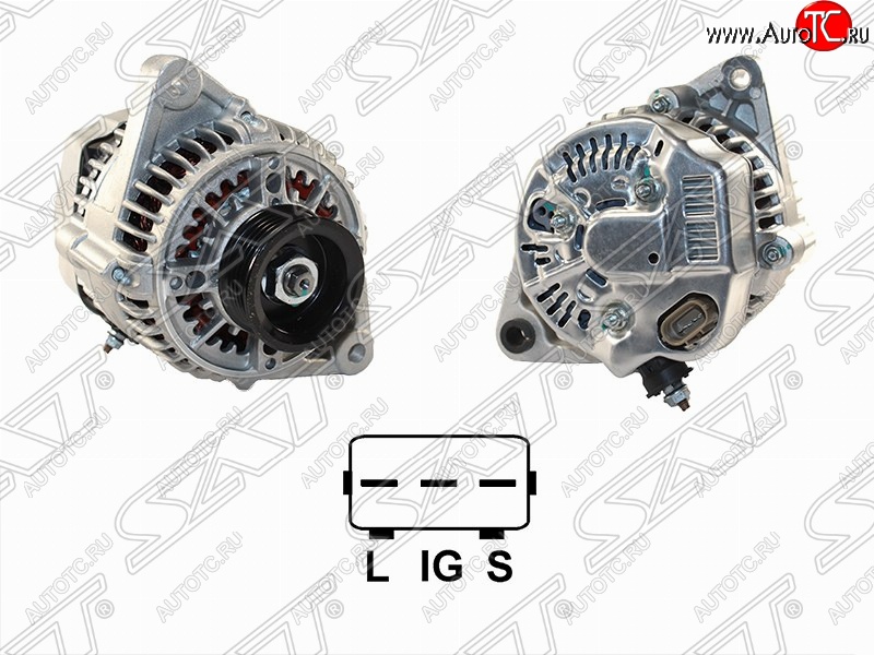 7 699 р. Генератор (70A/ 12V) SAT Toyota Corolla E100 седан (1991-2002)  с доставкой в г. Вологда
