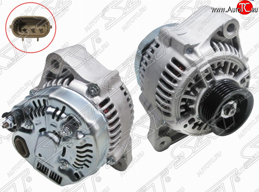 7 999 р. Генератор SAT (12V 80A 3/4/5SFE)  Toyota Carina ( T190,  Е210) - Celica  T210  с доставкой в г. Вологда